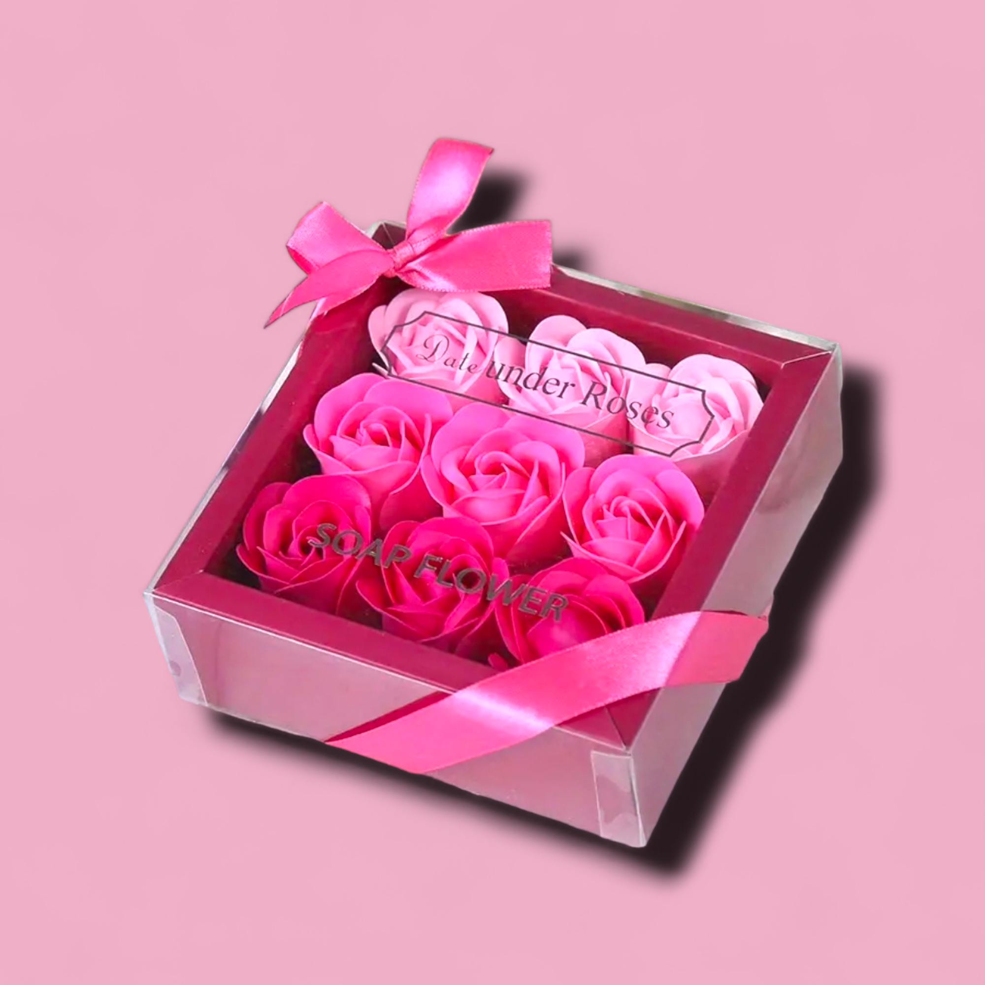 Coffret savon roses - Lizahbox