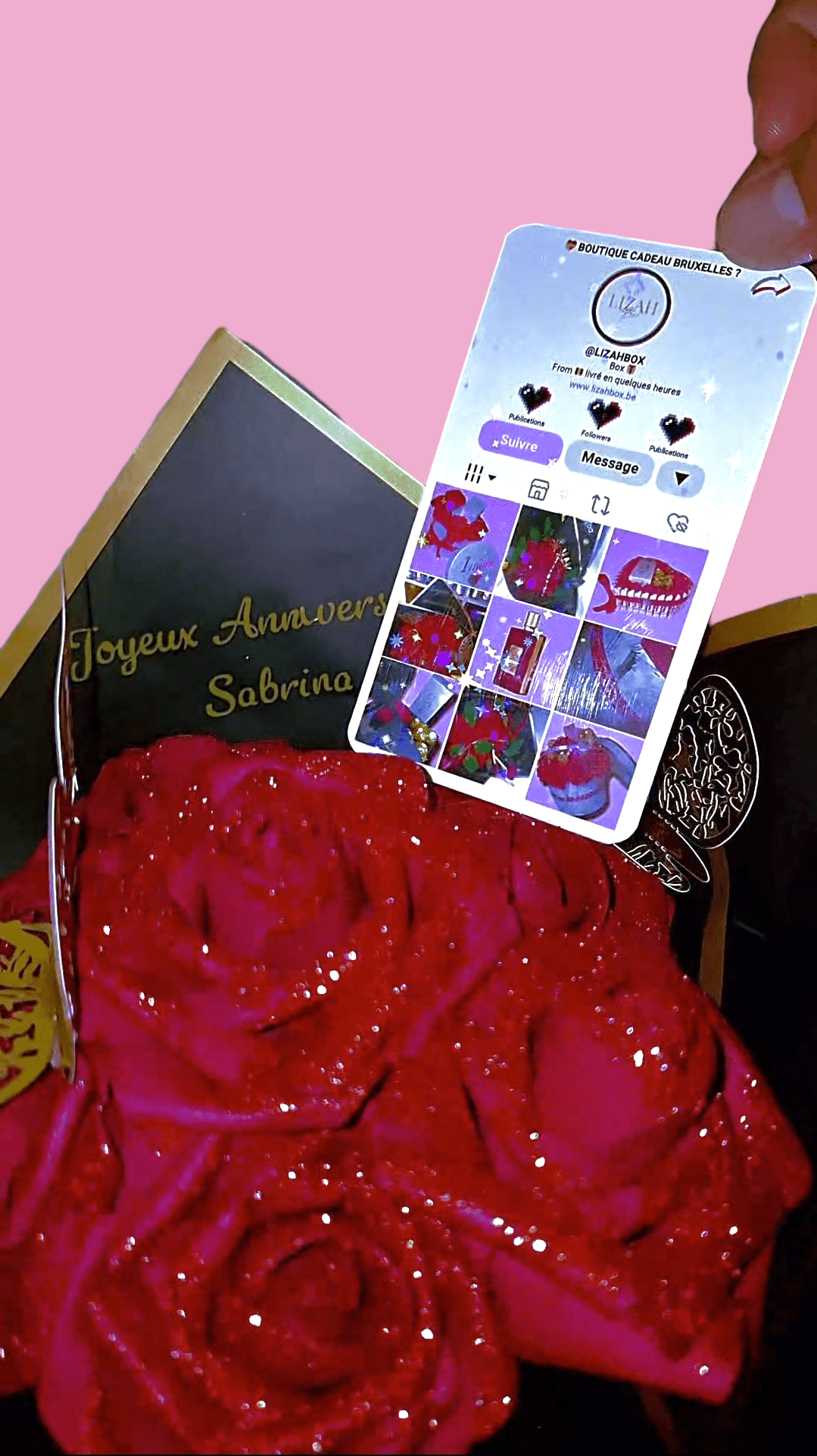 Comment Nos Roses Éternelles Ont Rendu un Anniversaire Spécial : Témoignages de Clients - Lizahbox