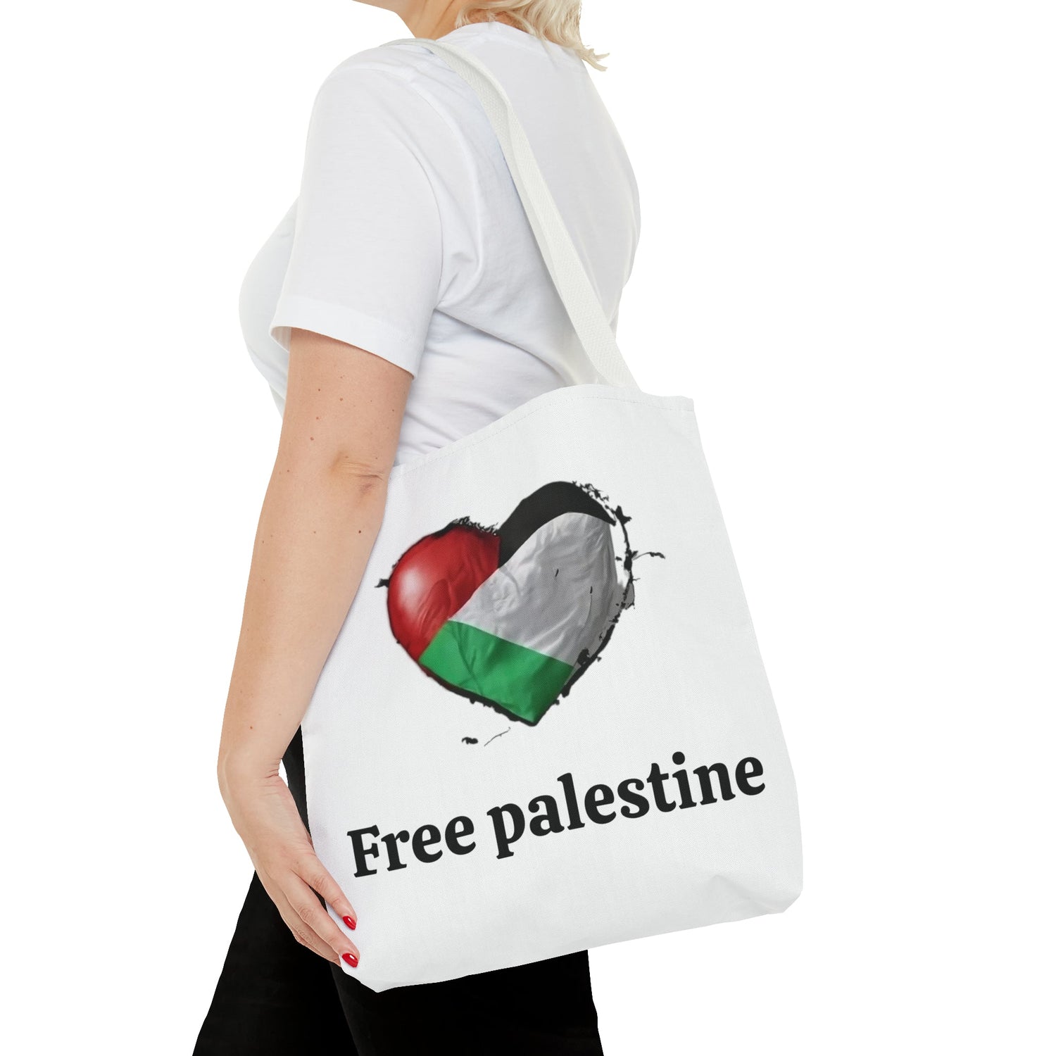 Tote bag - free Palestine : Porter un Tote Bag aux Couleurs de la Palestine : Un Acte d'Engagement Quotidien Contre la Guerre - Lizahbox
